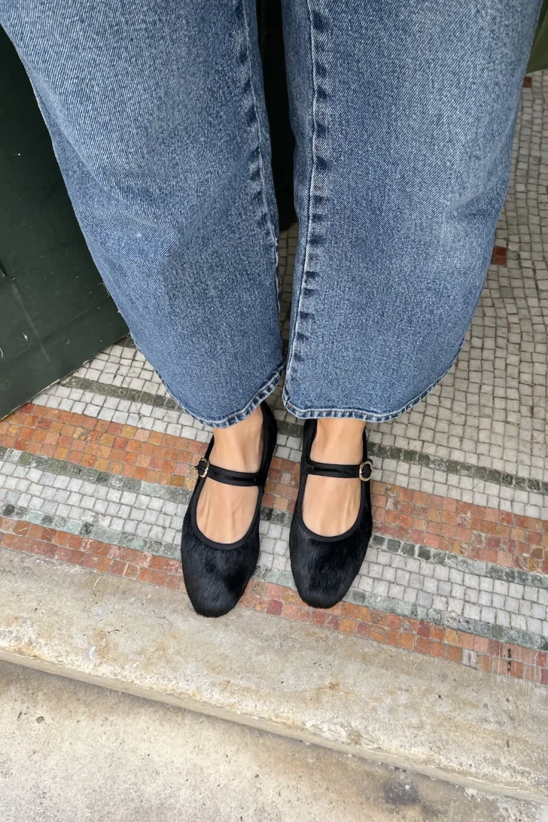 Maison Guillemette BALLERINES BILLIE NOIRES | Chaussures