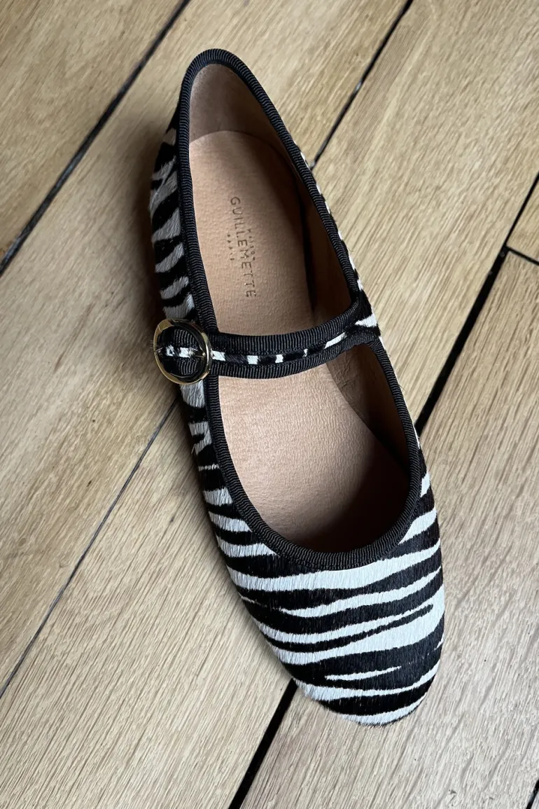 Maison Guillemette BALLERINES BILLIE ZEBRE - COMING SOON | Chaussures