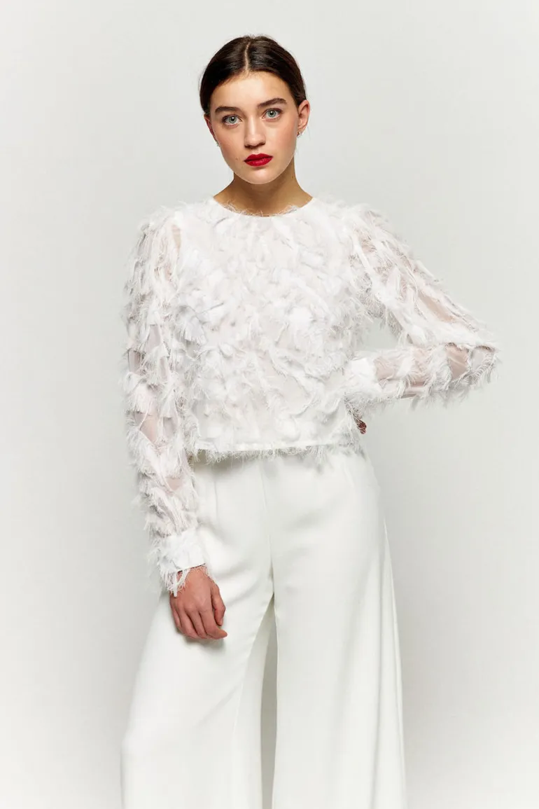 Maison Guillemette BLOUSE GREGORIA IVOIRE - existe dans deux longueurs - LES EMBLEMATIQUES | Blouses | Blouses