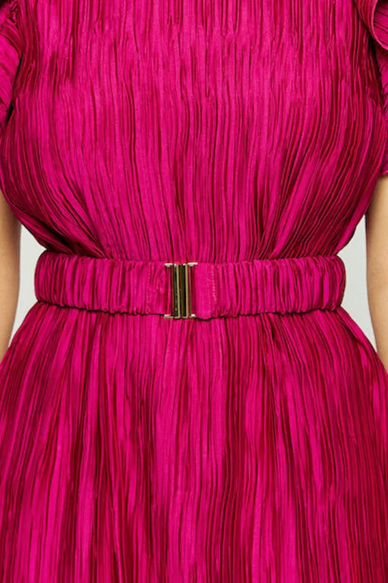 Maison Guillemette CEINTURE PENELOPE FUCHSIA | Accessoires