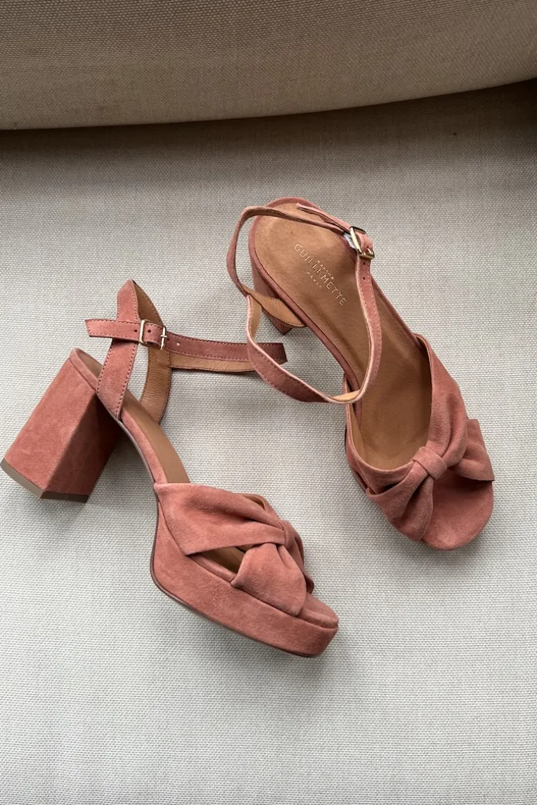 Maison Guillemette PLATEFORMES JACQUELINE ROSE BLUSH | Chaussures | Chaussures