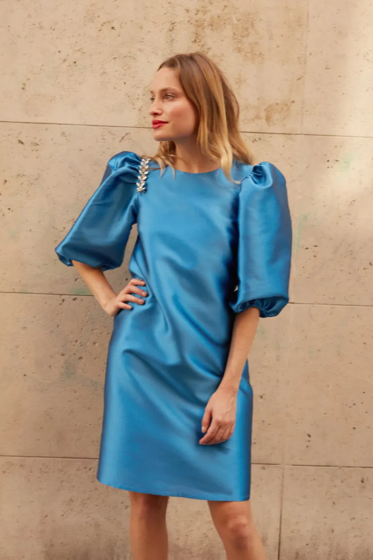 Maison Guillemette ROBE SEA AVEC SON ÉPAULETTE ROCK - existe dans deux longueurs | Robes