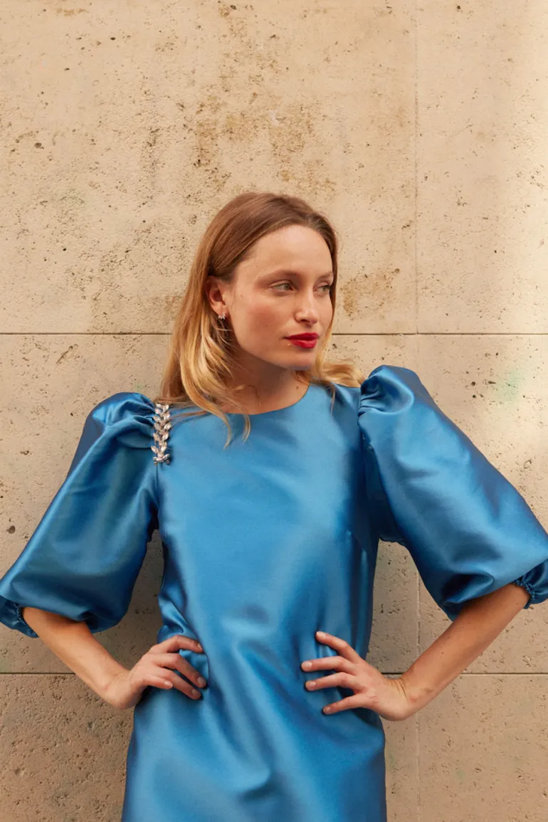 Maison Guillemette ROBE SEA AVEC SON ÉPAULETTE ROCK - existe dans deux longueurs | Robes
