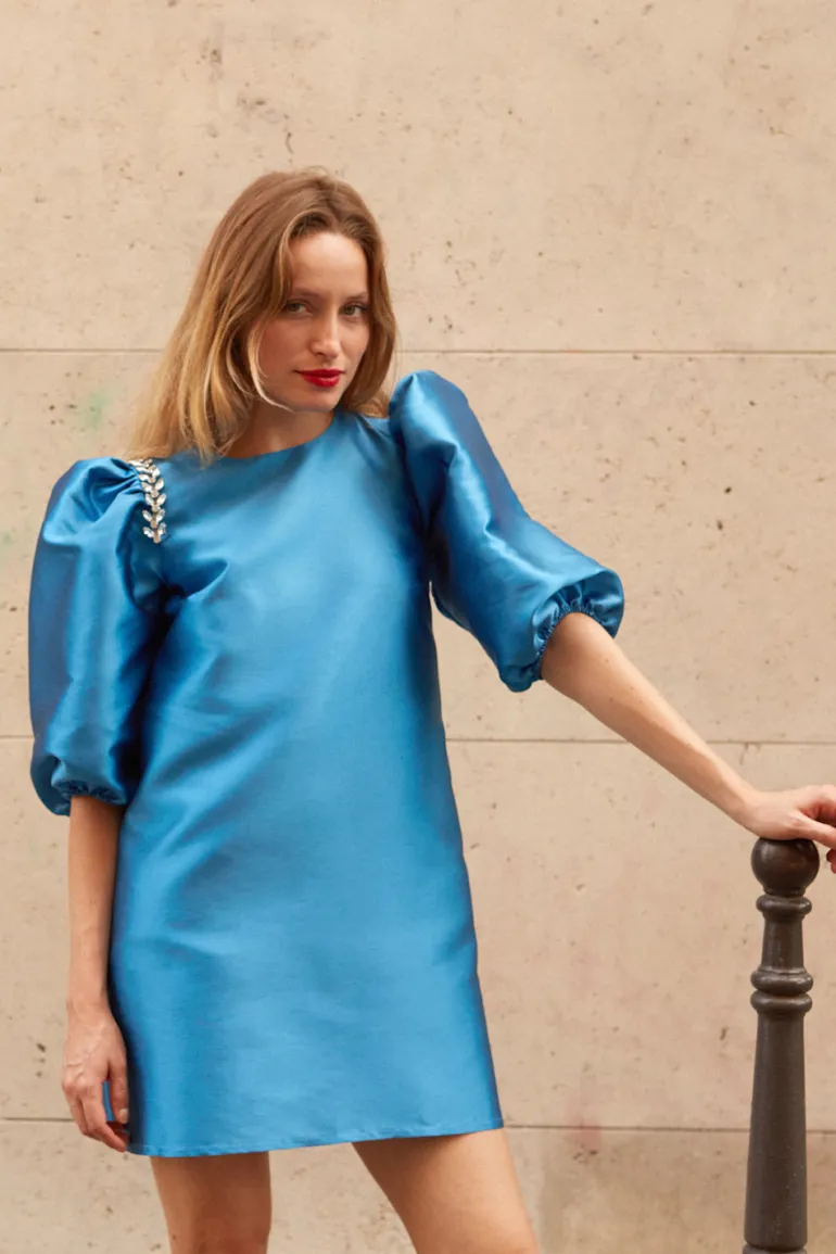 Maison Guillemette ROBE SEA AVEC SON ÉPAULETTE ROCK - existe dans deux longueurs | Robes