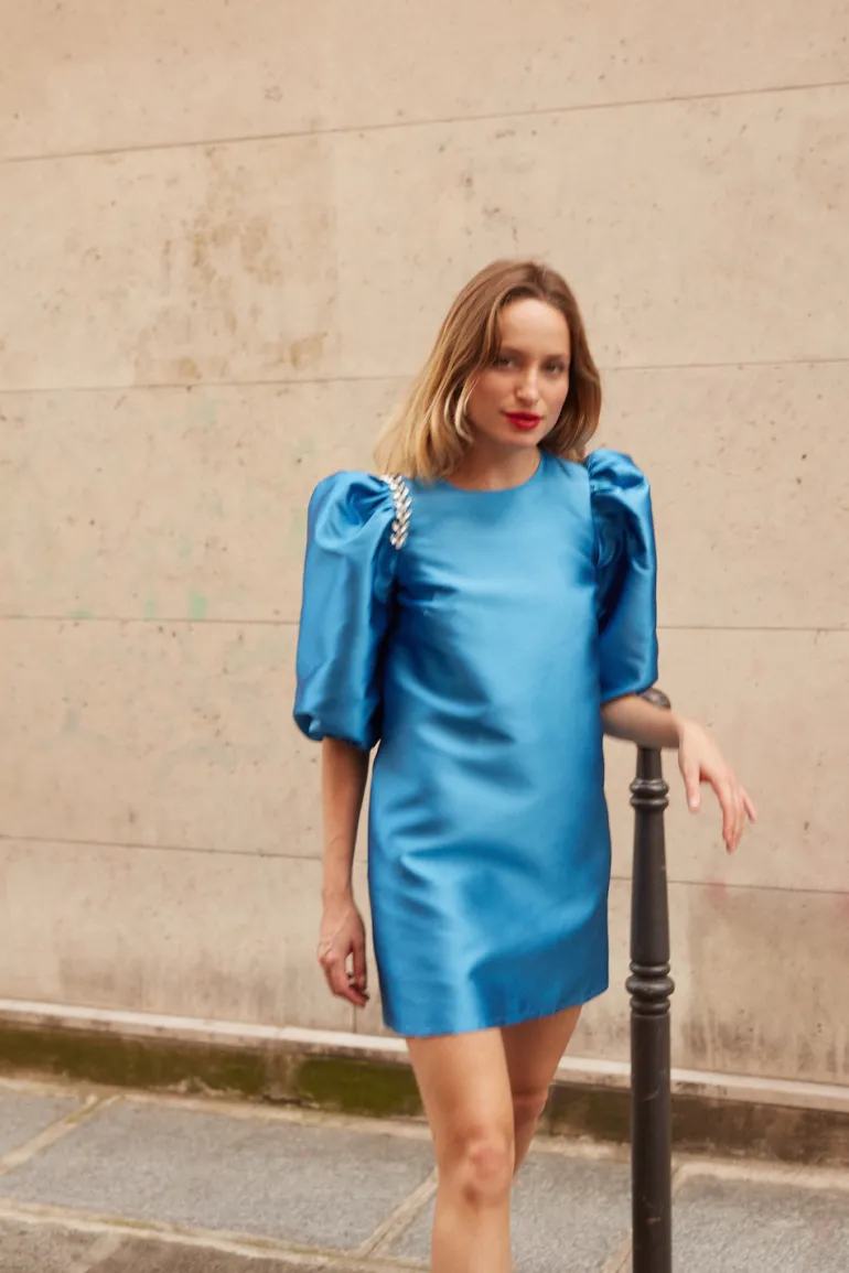 Maison Guillemette ROBE SEA AVEC SON ÉPAULETTE ROCK - existe dans deux longueurs | Robes