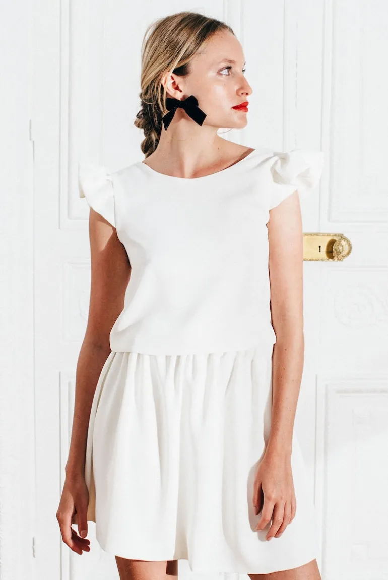 Maison Guillemette TOP ROMA - COLLECTION BLANCHE | Blouses